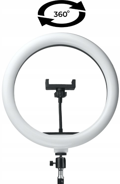 Lampa selfie ring DPM XD210 na statywie (5906881221013) - obraz 12
