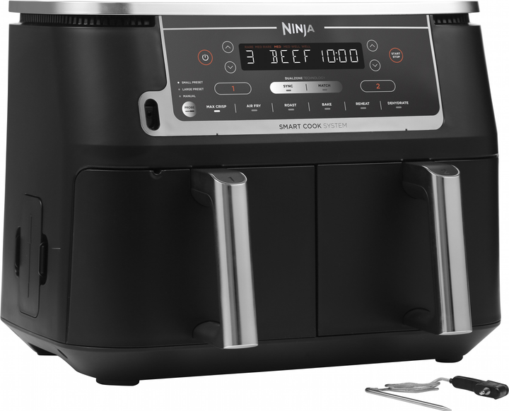 Frytownica beztluszczowa Ninja Foodi Dual Zone Max Smart Cook AF451EU - obraz 2
