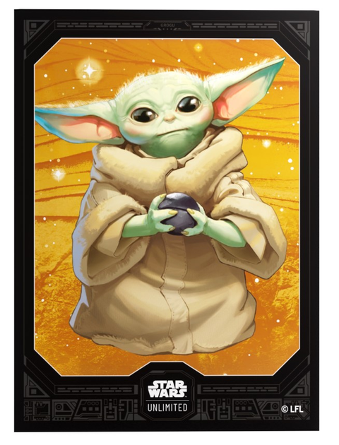 Koszulki na karty kolekcjonerskie Gamegenic: Star Wars Unlimited Card Game - Premium Art Sleeves - Grogu (4251715418529) - obraz 2