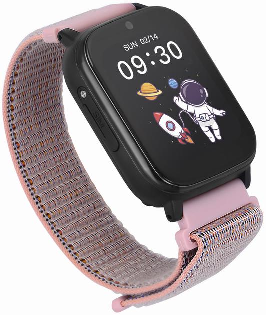 Smartwatch dla dzieci Garett Kids Tech 4G Pink Velcro (5904238484999) - obraz 3