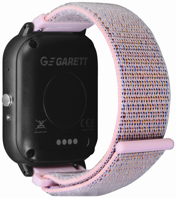 Smartwatch dla dzieci Garett Kids Tech 4G Pink Velcro (5904238484999) - obraz 5