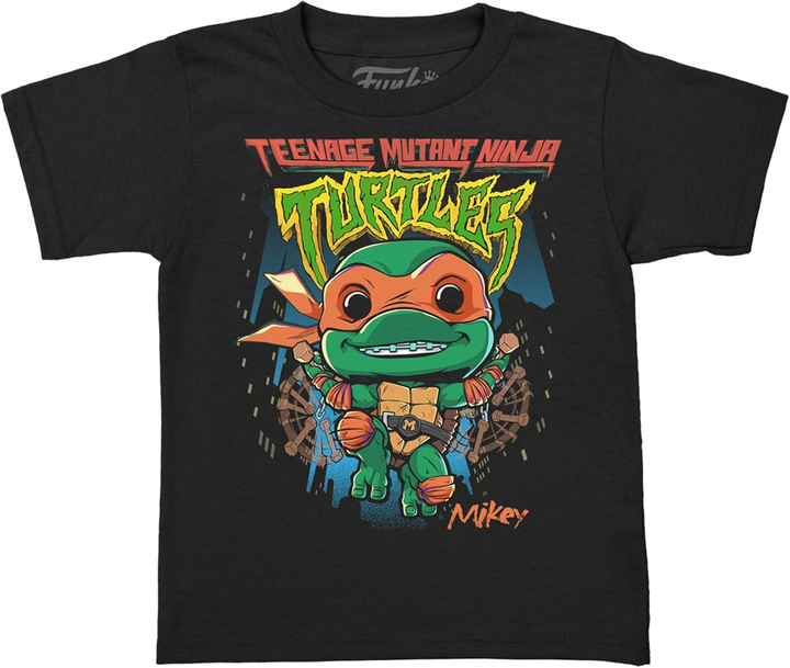 Подарунковий набір Funko Pocket Pop! & Tee Kids Teenage Mutant Ninja Turtles Michelangelo Фігурка 4 см + Футболка Розмір M (889698762076) - зображення 2