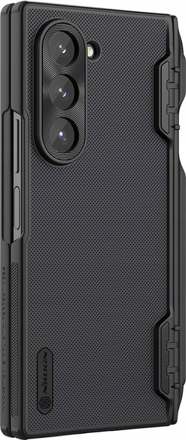 Etui plecki Nillkin Super Frosted Shield Fold Magnetic Case do Samsung Galaxy Fold 6 5G Black (6902048281813) - obraz 2
