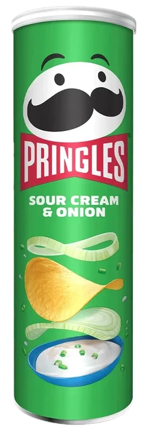 Чіпси Pringles Sour Cream&Onion сметана та цибуля 165 г - Фото 1 Чіпси Pringles Sour Cream&Onion сметана та цибуля 165 г - зображення 1