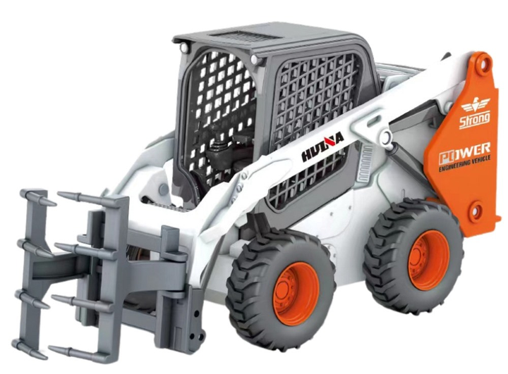 Ładowarka Kołowa Huina Toys z chwytakiem metalowa 1:50 biała 22754 (5905991051039) - obraz 2