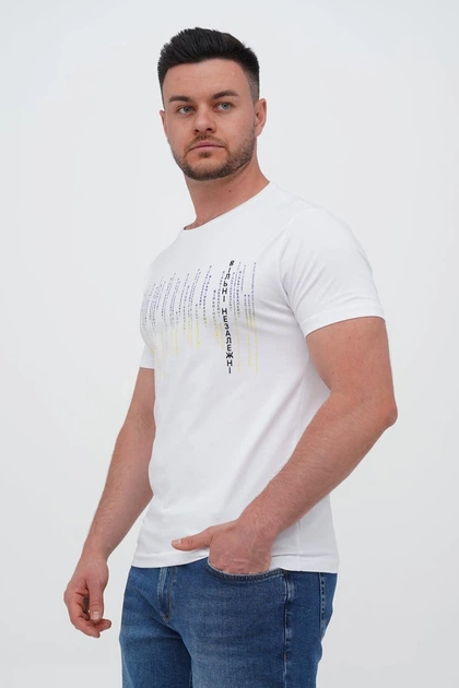 Футболка с принтом Trend Collection 39163 Белый (BEYAZ) XL - изображение 4
