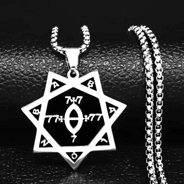 Женская подвеска из нержавеющей стали Печать BABALON «Великая мать» (N7043SR) 35*35 мм Lovely FAJA - Фото 1 Женская подвеска из нержавеющей стали Печать BABALON «Великая мать» (N7043SR) 35*35 мм Lovely FAJA - изображение 1