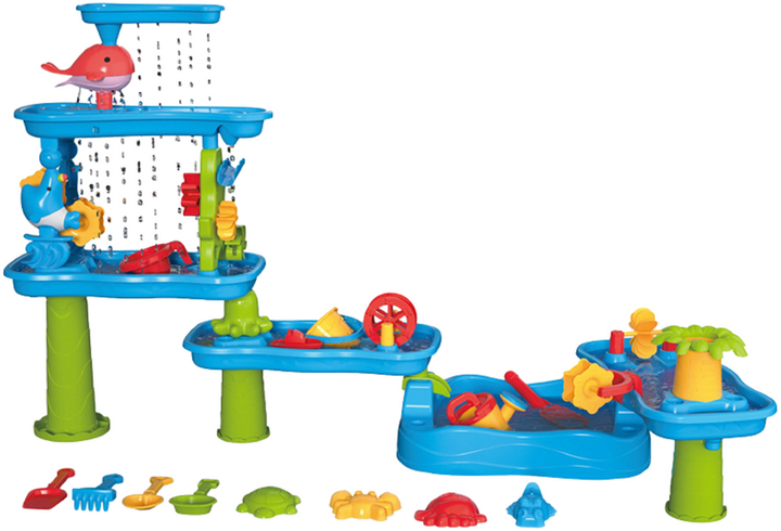 Інтерактивний столик LEAN Toys для аквапарку Пісочні формочки Млинки 20678 (5905991029663) - зображення 3