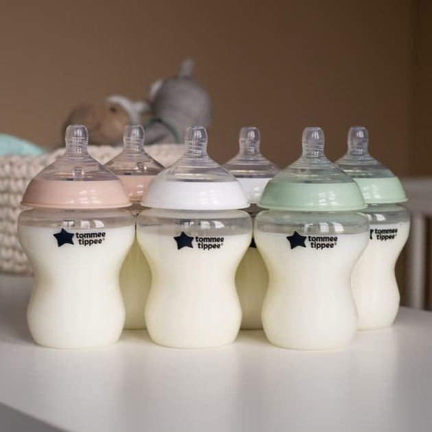 Zestaw butelek Tommee Tippee Natural Start Slow-Flow antykolkowych 260 ml 6 szt (5010415227324) - obraz 8