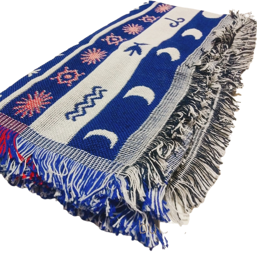 Професійна скатертина для ворожіння картами Таро Зодіак [ZJ053201] 90*90 см - зображення 4