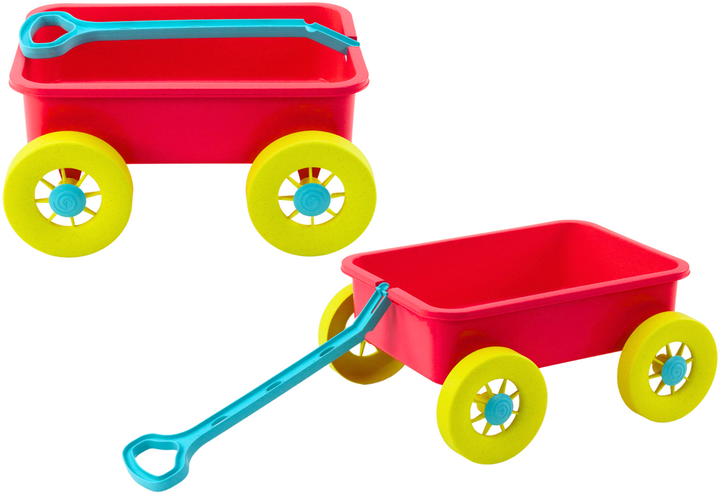 Wózek na zabawki LEAN Toys do piasku pastelowy 20445 (5905991027324) - obraz 2