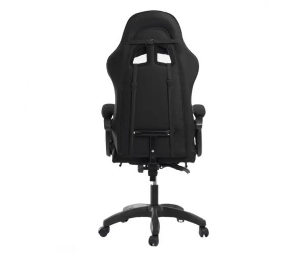 Комп'ютерне геймерське крісло обшите тканиною EC Gaming S33 ігрове чорне - изображение 5