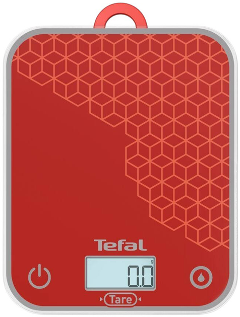 Ваги кухонні Tefal Optiss GRAPHIC RED BC50D7V0 - зображення 1