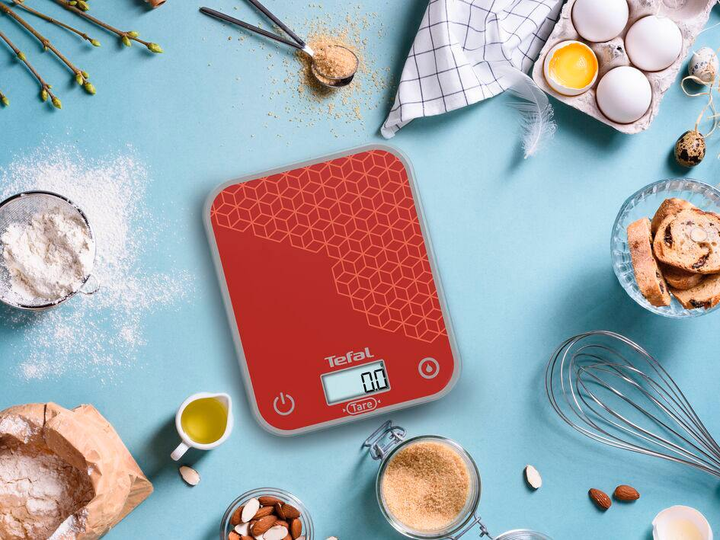 Ваги кухонні Tefal Optiss GRAPHIC RED BC50D7V0 - зображення 5