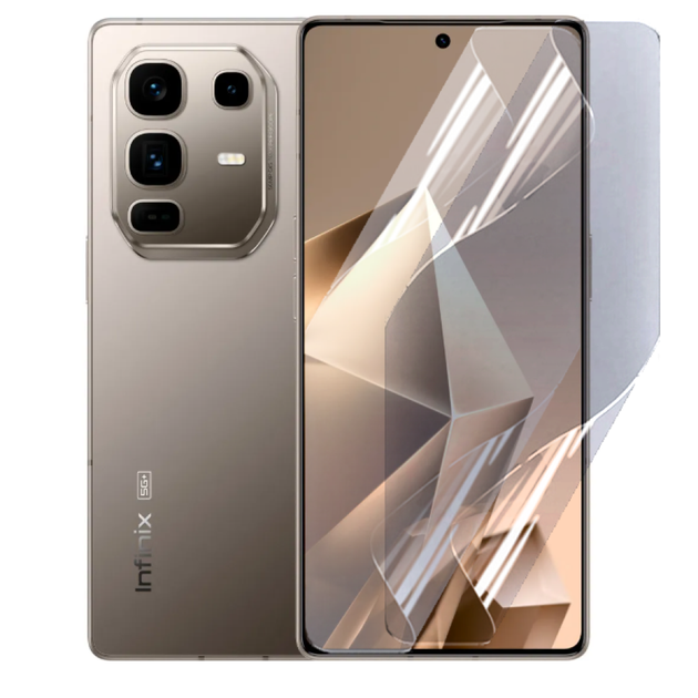 Противоударная гидрогелевая пленка Hydrogel Film для Infinix Note 50 Pro+, Transparent - Фото 1 Противоударная гидрогелевая пленка Hydrogel Film для Infinix Note 50 Pro+, Transparent - изображение 1