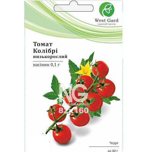 Томат Колібрі 0,1гр WestGard - Фото 1 Томат Колібрі 0,1гр WestGard - зображення 1