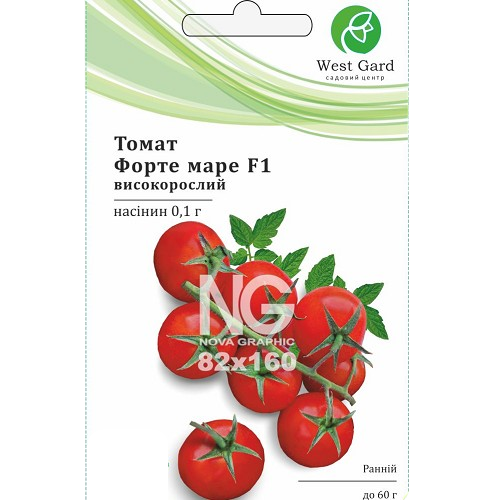 Томат Форте маре F1 0,1 г WestGard - Фото 1 Томат Форте маре F1 0,1 г WestGard - зображення 1