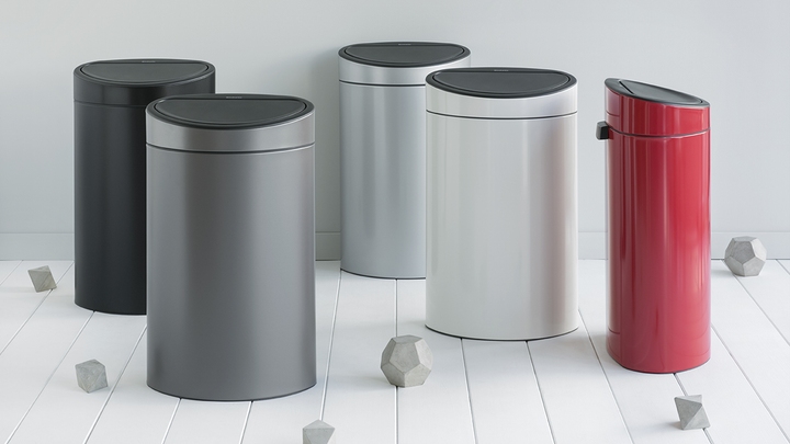 Ведро для мусора с откидной крышкой Brabantia Touch Bin New 40 л White 114984 - изображение 7
