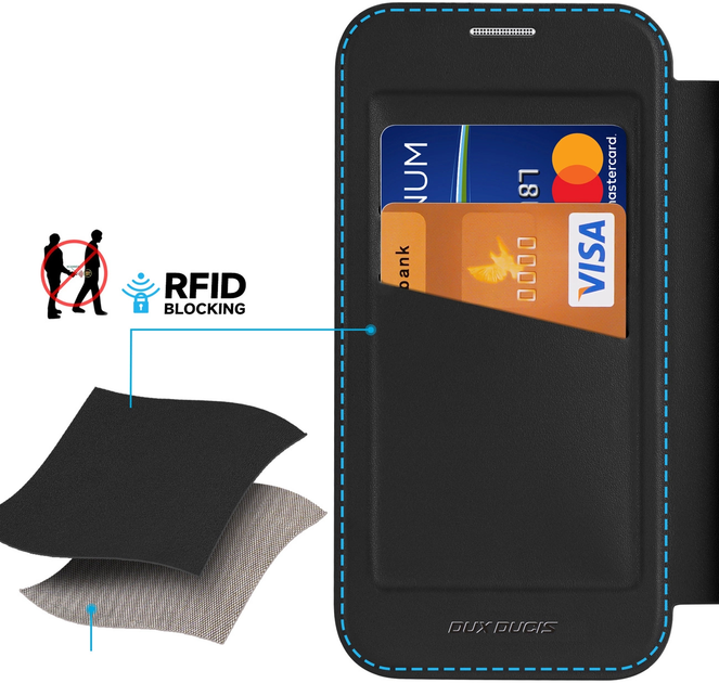Etui z klapką Dux Ducis Skin X Pro do Apple iPhone 16 Pro Black (6934913004487) - obraz 11