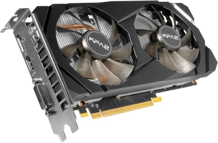 Відеокарта KFA2 GeForce RTX 2060 1-Click OC 6GB GDDR6 (26NRL7HPX7OK:5), Б/в - изображение 2