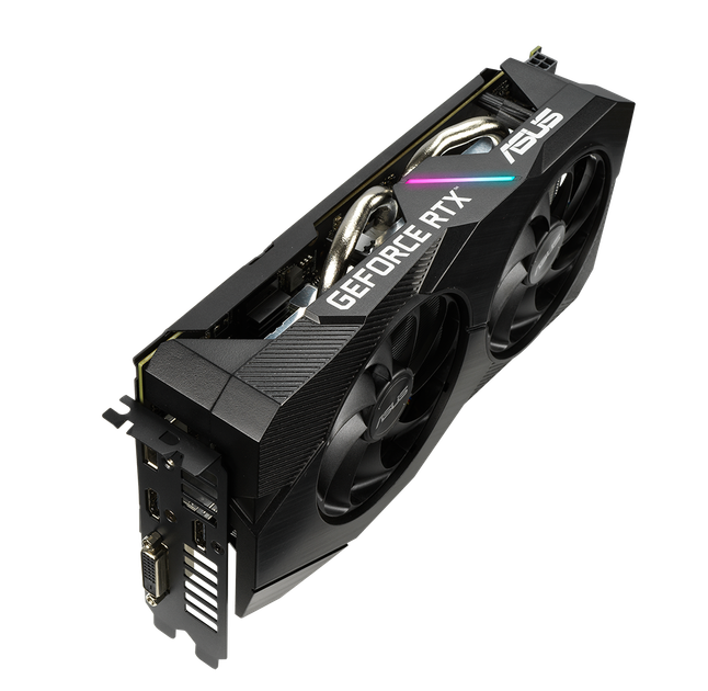 Відеокарта Asus GeForce RTX 2060 Dual EVO OC Edition 6GB GDDR6 (DUAL-RTX2060-O6G-EVO:6), Б/в У1 - изображение 3