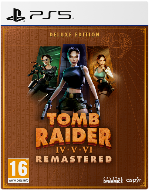 Гра PS5 Tomb Raider IV-VI Remastered Starring Lara Croft: Deluxe Edition (Blu-ray диск) (5056635617484) - зображення 1