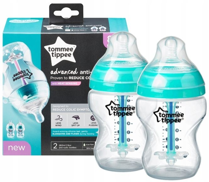 Набір пляшечок Tommee Tippee Advanced Anti-colic 260 мл 2 шт (5010415225252) - зображення 2