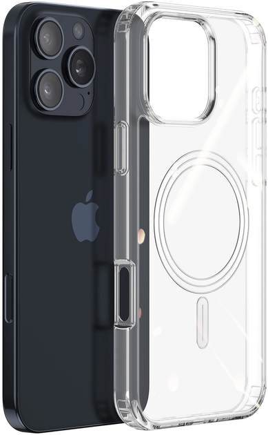 Etui plecki Dux Ducis Clin Mag do Apple iPhone 16 Pro Transparent (6934913004074) - obraz 2