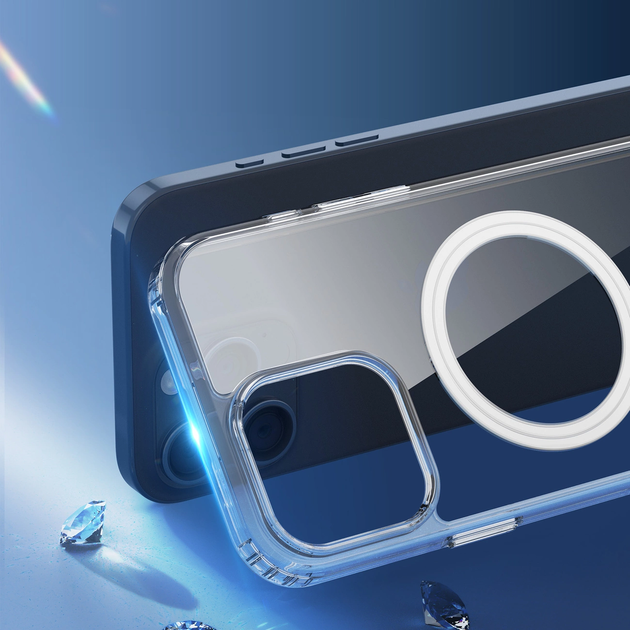 Панель Dux Ducis Clin Mag для Apple iPhone 16 Pro Transparent (6934913004074) - зображення 7
