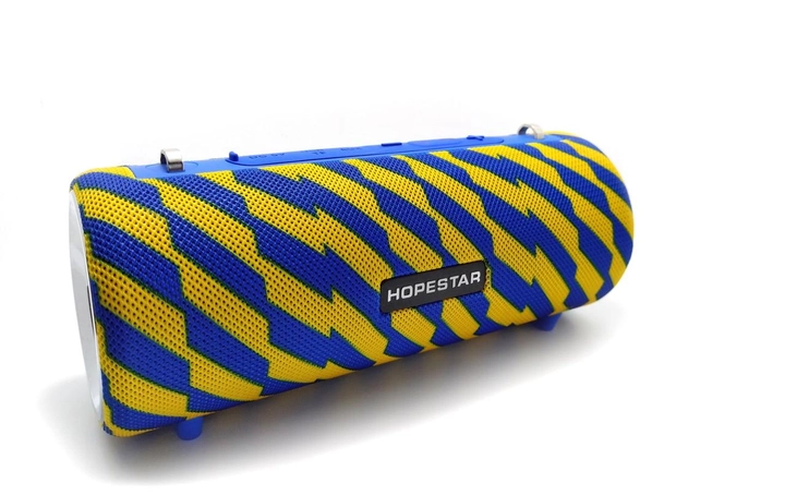 Портативная беспроводная Bluetooth колонка Hopestar H39 blue-yellow - Фото 1 Портативная беспроводная Bluetooth колонка Hopestar H39 blue-yellow - изображение 1