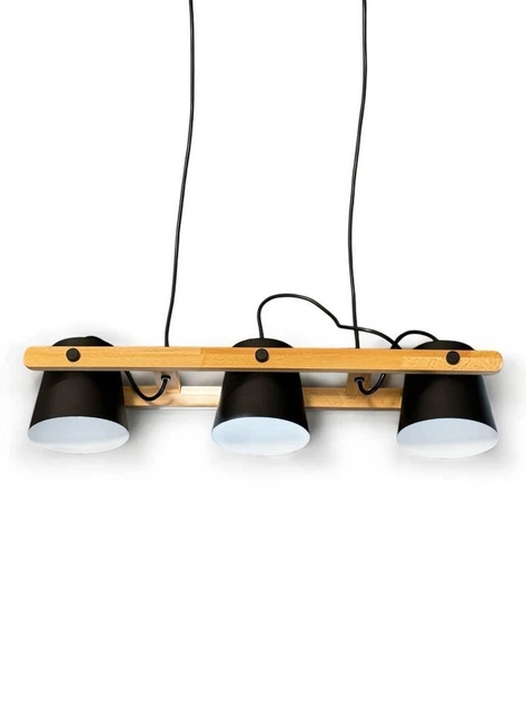 Люстра подвесная VOLOSHKA RL 3xGX53 черный LIGHT SET - изображение 3
