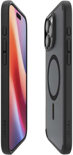 Etui plecki Spigen Ultra Hybrid Mag do iPhone 16 Pro Max Black (8809971229395) - obraz 4