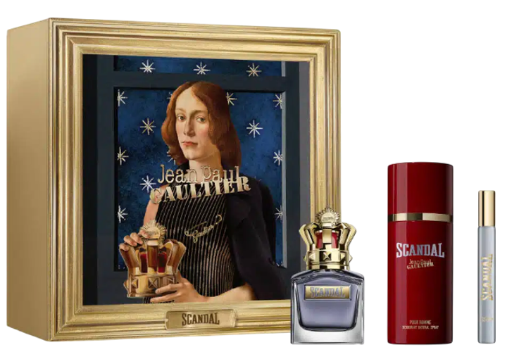 Zestaw męski Jean Paul Gaultier Scandal Pour Homme Woda toaletowa 100 ml + 10 ml + Dezodorant 150 ml (8435415098731) - obraz 1