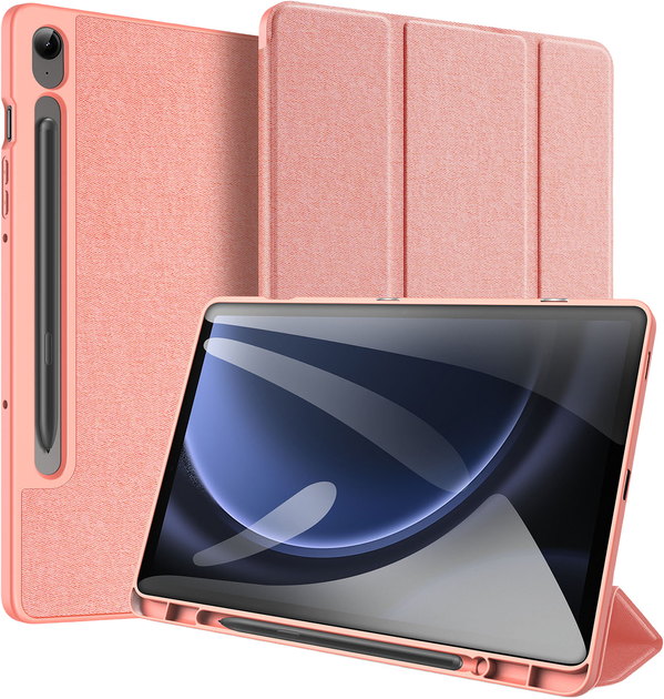 Etui Dux Ducis Domo do Samsung Galaxy Tab S9 FE+ Black (6934913024959) - obraz 2