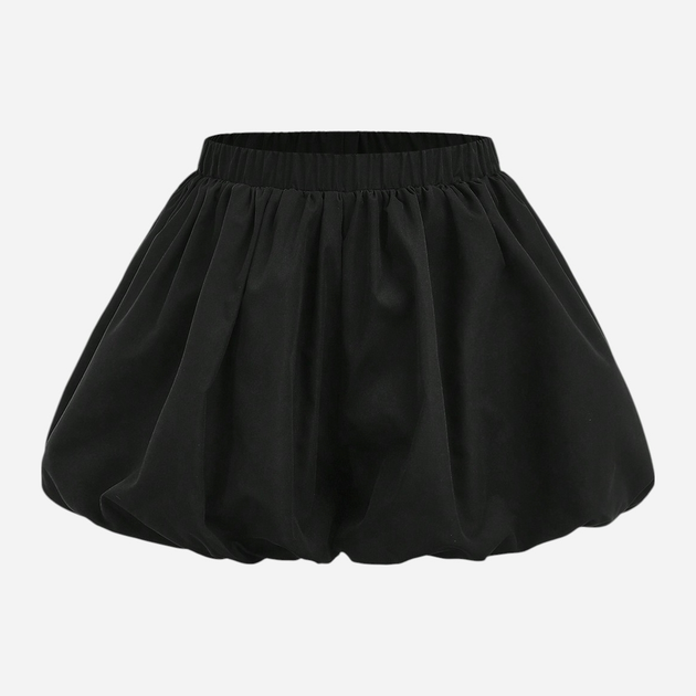 Подростковые шорты-юбка на резинке для девочки SHEIN GD-00154768 162 см Черные (DN3012300030072) 
