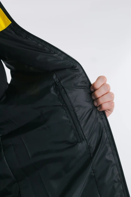 Жилетка чоловіча No Brand Clip 3XL Жовто-чорний (1620128819/3XL) - зображення 4