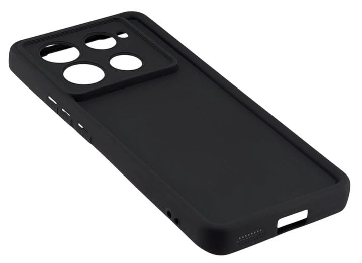 Чехол Shock Case для Infinix Note 40 Pro 4G (X6850) бампер силиконовый цвет черный - Фото 4 Чехол Shock Case для Infinix Note 40 Pro 4G (X6850) бампер силиконовый цвет черный - изображение 4