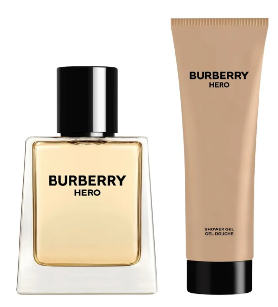 Набір для чоловіків Burberry Hero Туалетна вода 50 мл + Гель для душу 75 мл (3616305628879) - зображення 3