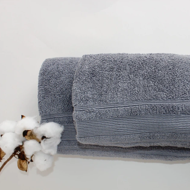Полотенце махровое ТЕП для ванной 70x140 см Fancy Medium grey (Р-04181_29764) - изображение 4