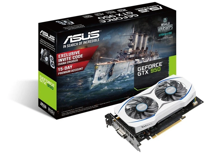 Відеокарта ASUS GTX 950 2Gb (GTX950-2G) (GDDR5, 128 bit, PCI-E 3.0 x16) Б/в - изображение 4