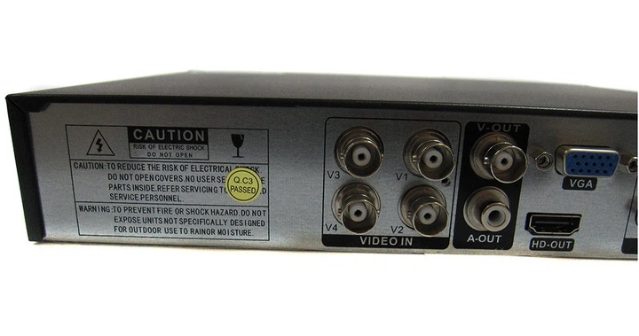 Відеореєстратор DVR 4 канальний UKC CAD 1204 AHD - изображение 5