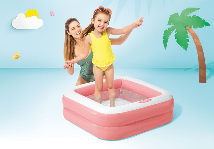Басейн дитячий Intex світло-рожевий 57100 (5903769978663) - зображення 5