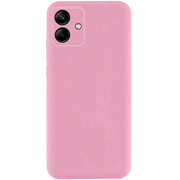 Чехол TPU GETMAN Liquid Silk Full Camera для Samsung Galaxy A06 Розовый / Pink - изображение 2