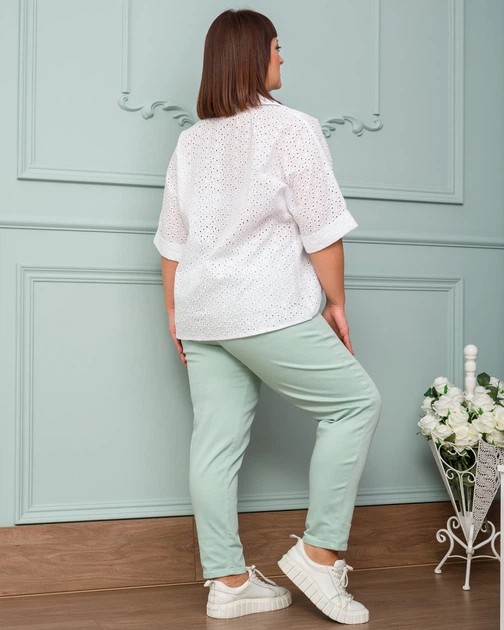 Джинси CJeans 6071, 50, м'ятний - изображение 9