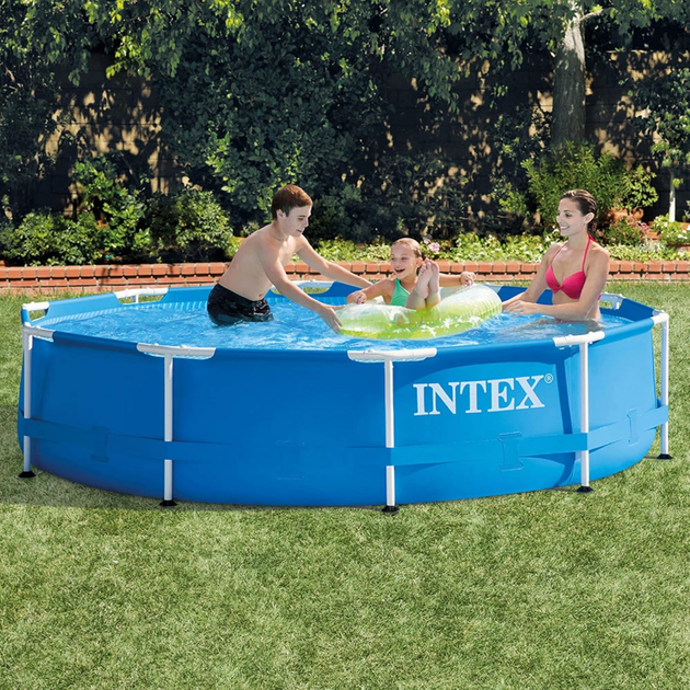 Басейн каркасний круглий Intex 305х76 см з фільтром насосом (28202) - зображення 4