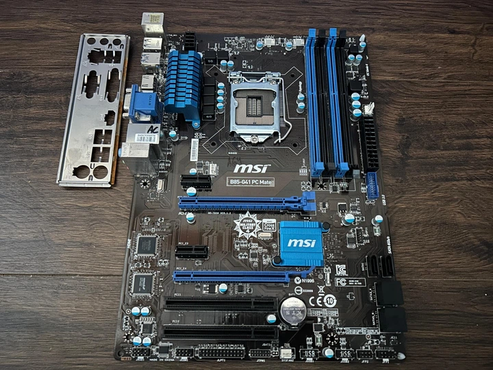 Материнская плата MSI B85-G41 PC Mate (s1150, B85) Б/У – фото