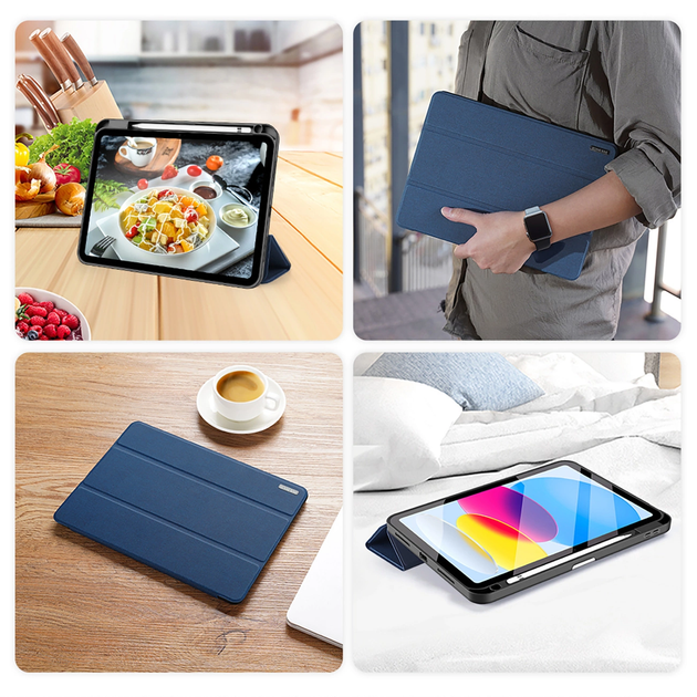Etui Dux Ducis Domo do Apple iPad 10.9'' 2022 (10 gen.) Blue  (6934913034149) - obraz 8