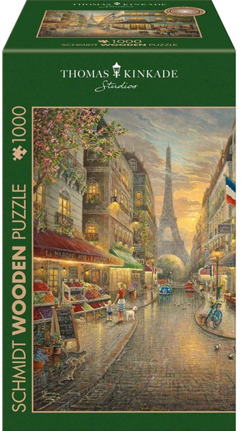 Puzzle Schmidt Spiele Thomas Kinkade Studios: Malowniczy Paryż 1000 elementów 59798 (4001504597986) - obraz 2