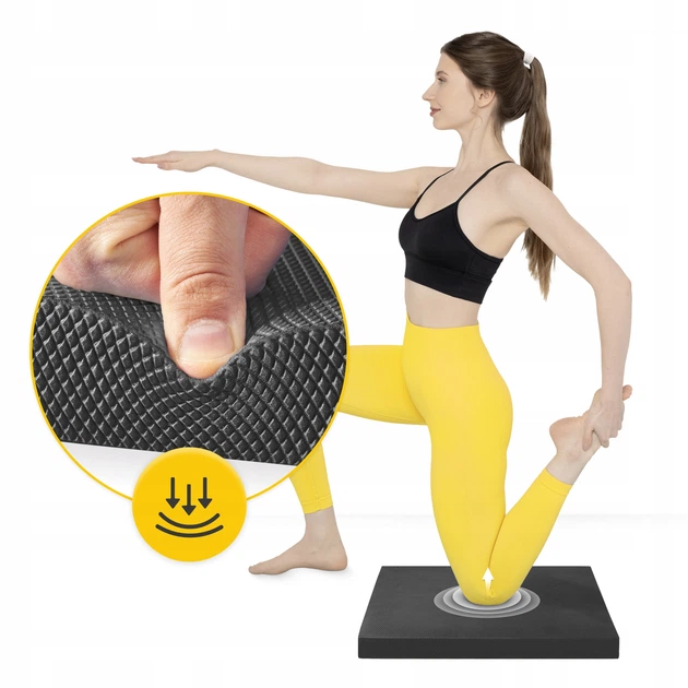 Балансировочная подушка 4FIZJO Balance Pad 49 x 38.5 x 5.8 см Black (P-5907739318657) - изображение 8