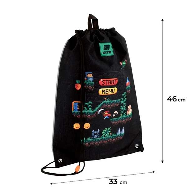 Шкільний набір Kite Education Pixel Game SET_K25-555S-4 (рюкзак, пенал, сумка) - изображение 6